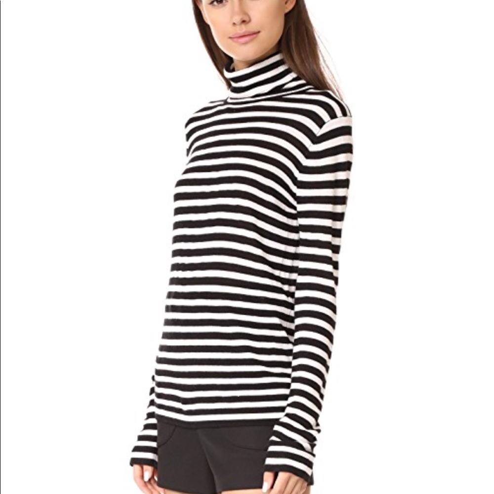 Striped Turtleneck